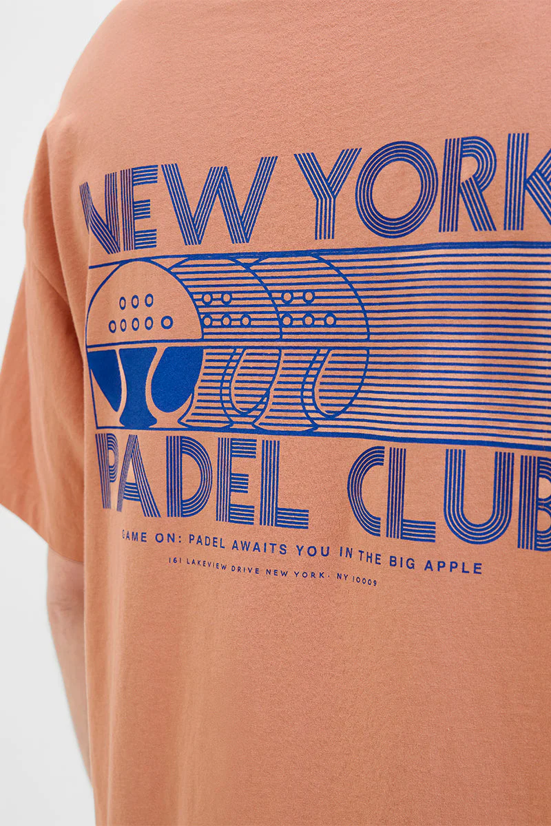 Jack & Jones Padel Club Relaxed Fit Tee  Dusty Coral - Image 4