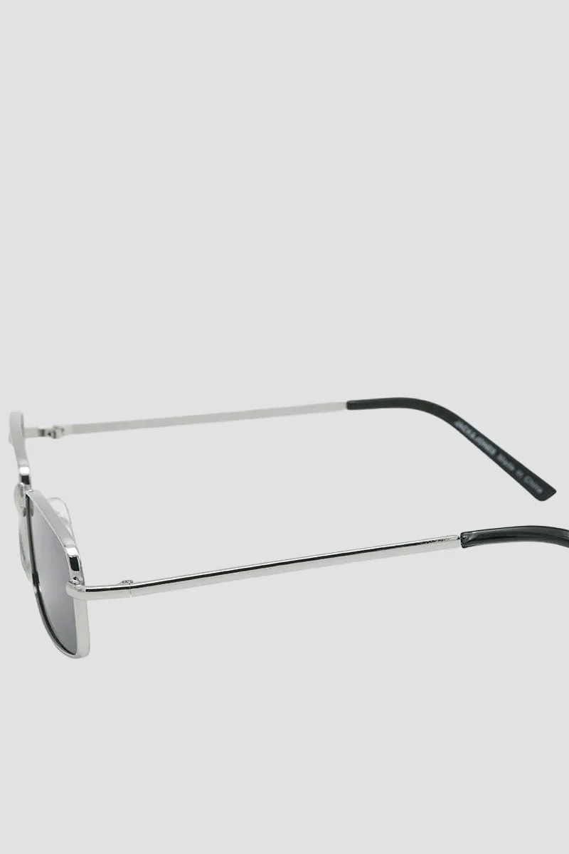 Jack & Jones Levi Sunglasses Silver - Image 3