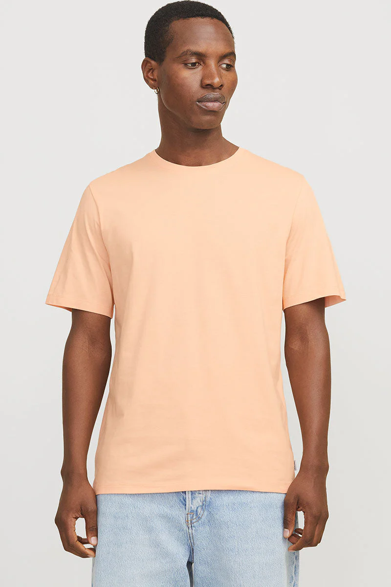Jack & Jones Organic Basic Tee Peach Parfait