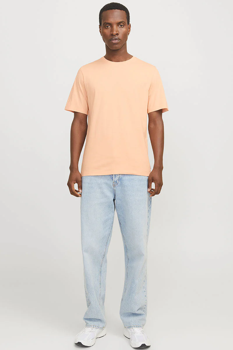 Jack & Jones Organic Basic Tee Peach Parfait - Image 2