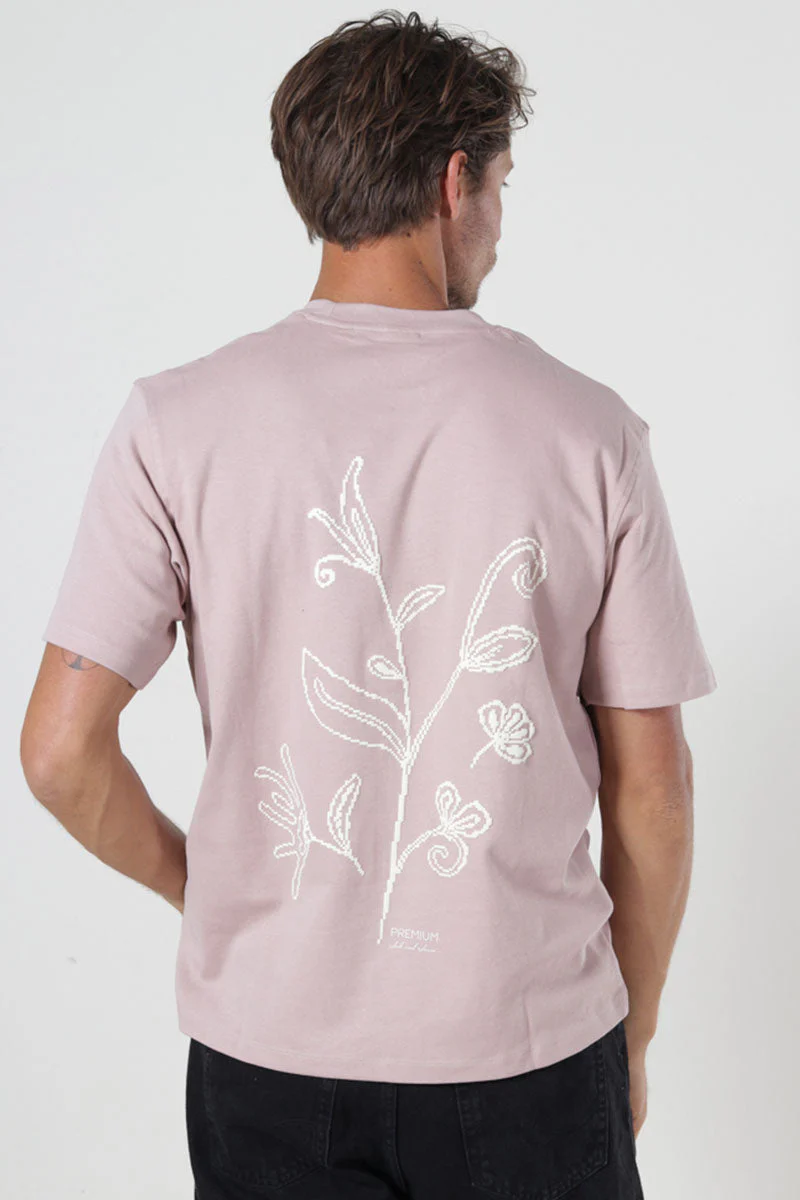 Jack & Jones Kyle Relaxed Fit Tee Adobe Rose