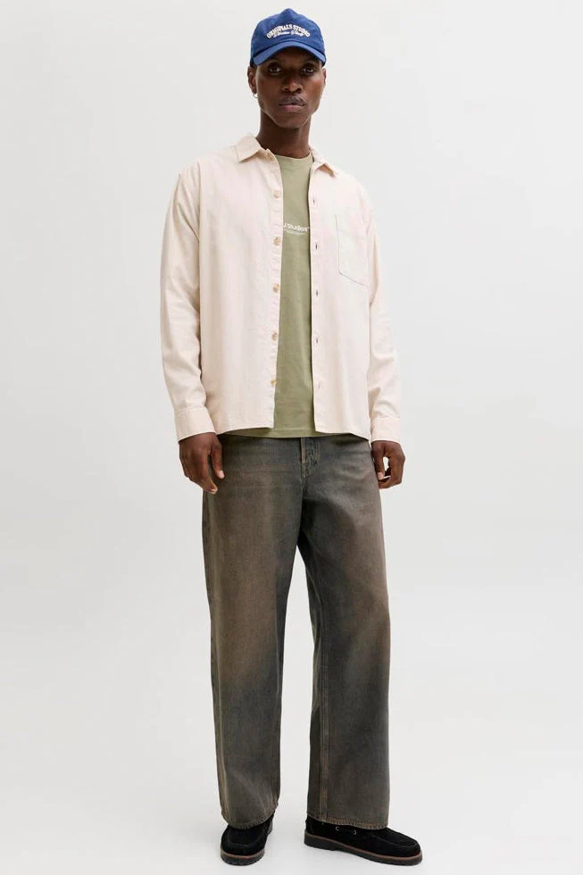 Jack & Jones Soho Relaxed Fit Tee Vetiver - Image 2