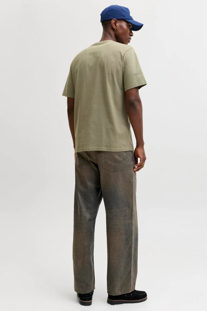 Jack & Jones Soho Relaxed Fit Tee Vetiver - Image 3