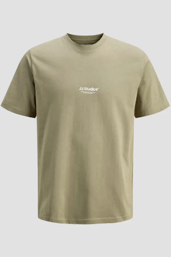 Jack & Jones Soho Relaxed Fit Tee Vetiver - Image 5