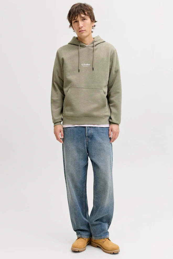 Jack & Jones Soho Relaxed Fit Hoodie Vetiver - Image 2