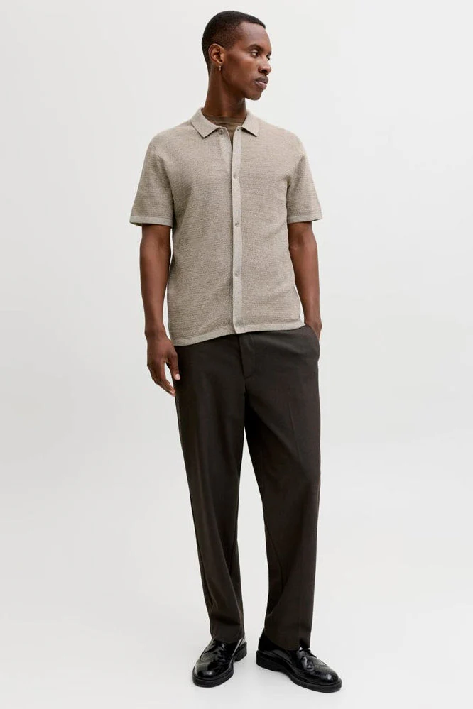 Jack & Jones George Knit Shirt SS Coriander - Image 2