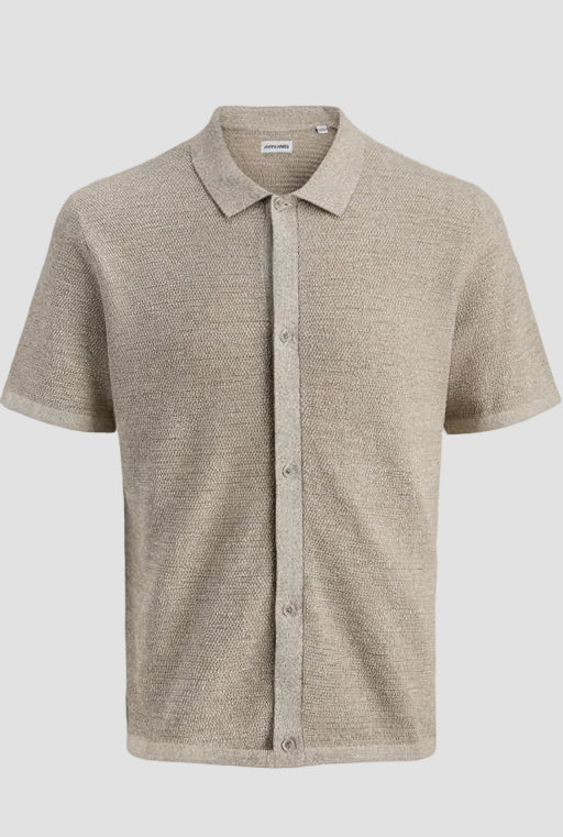 Jack & Jones George Knit Shirt SS Coriander - Image 7