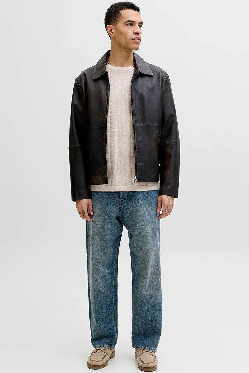 Jack & Jones Bradley Knit Tee SS Moonbeam - Image 2