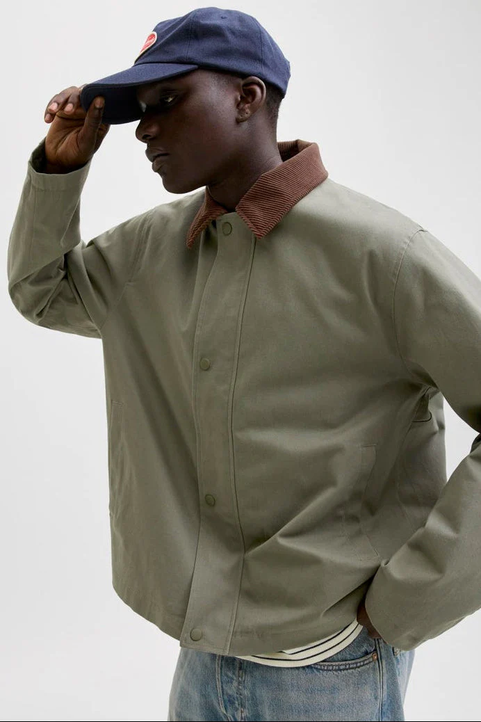 Jack & Jones Graham Worker Jacket Dusty Olive - Image 4