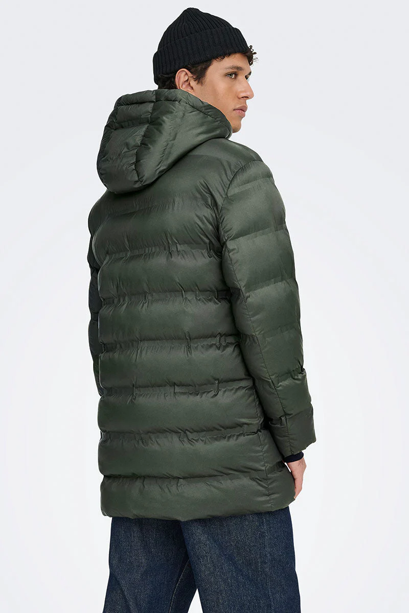 ONLY & SONS Union Seamless Puffer Coat Rosin - Image 6