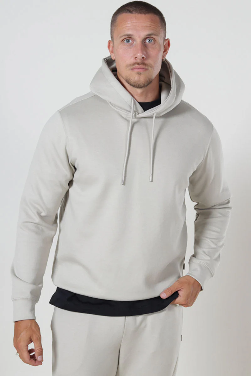 ONLY & SONS Luca Regular Fit Hoodie Silver Lining