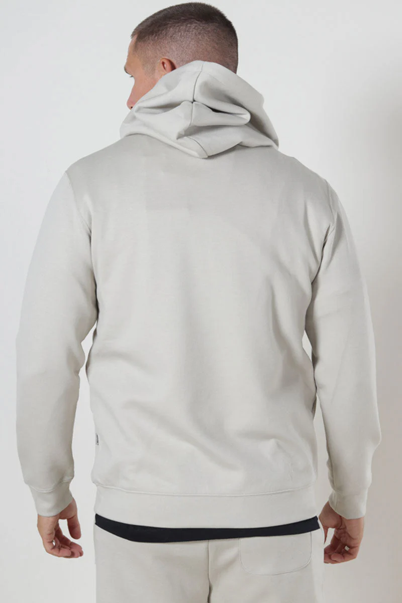ONLY & SONS Luca Regular Fit Hoodie Silver Lining - Image 4