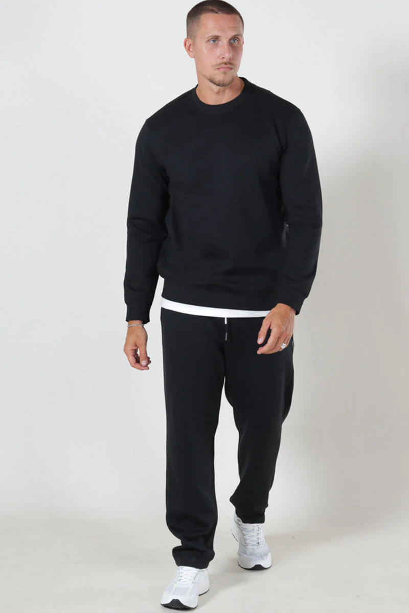 ONLY & SONS Luca Regular Fit Crew Neck Black - Image 2