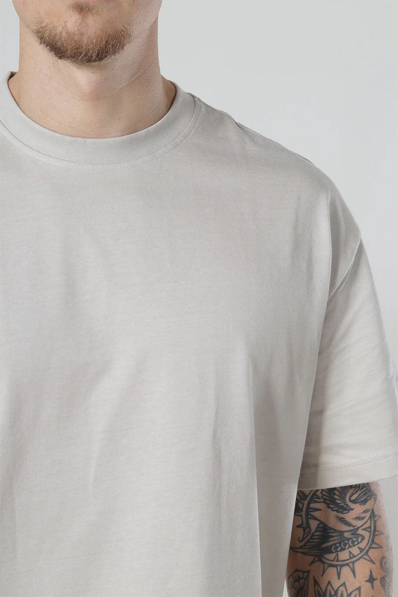 ONLY & SONS Lale Oversize Fit Tee Silver Lining - Image 4