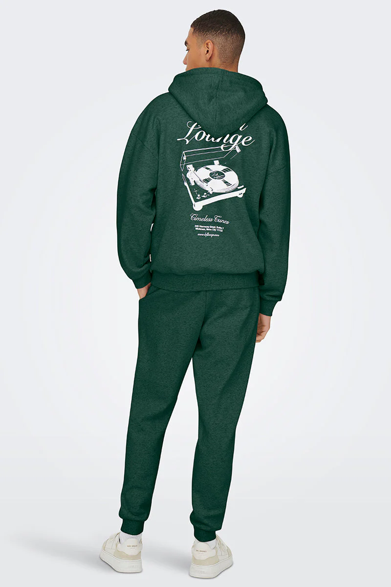 ONLY & SONS Ceres Chill Oversize Hoodie Sweatt Pine Grove - Image 2