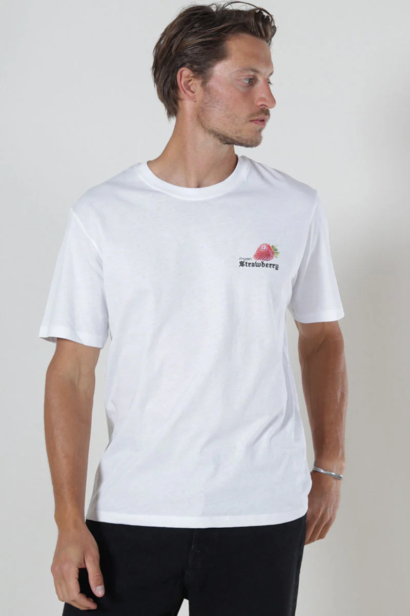 Jack & Jones Bradley Relaxed Fit Fruits Tee Bright White - Image 3