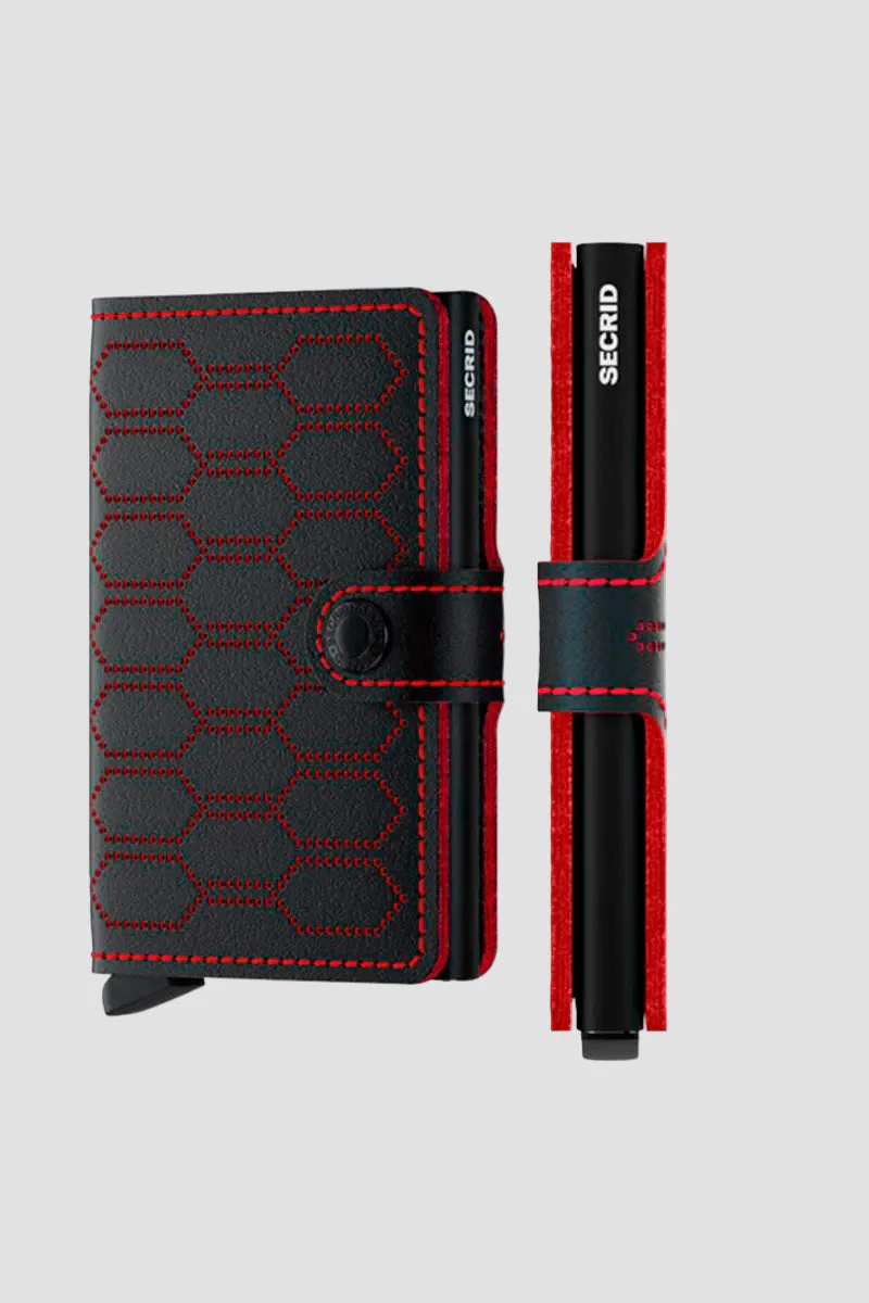 Secrid Miniwallet Fue Black-Red
