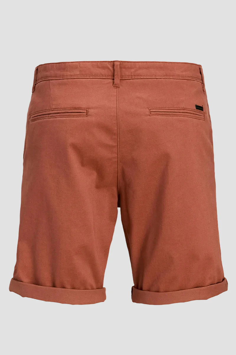 Jack & Jones Bowie Chino Shorts Redwood Burl - Image 5