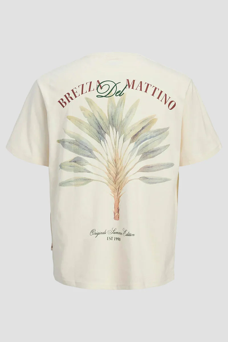 Jack & Jones Hydra Cutout Tee Antique White - Image 8