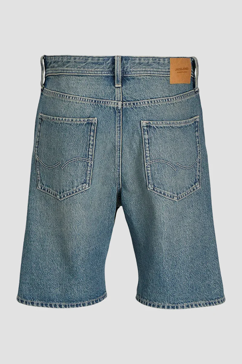 Jack & Jones Alex Baggy Fit Shorts 308 Blue Denim - Image 7