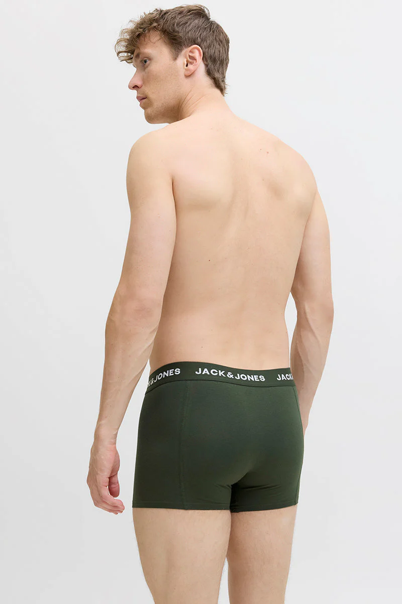 Jack & Jones Solid Trunks 5 Pack Plum Perfect Black - Duffle bag - Black - Black - Image 6