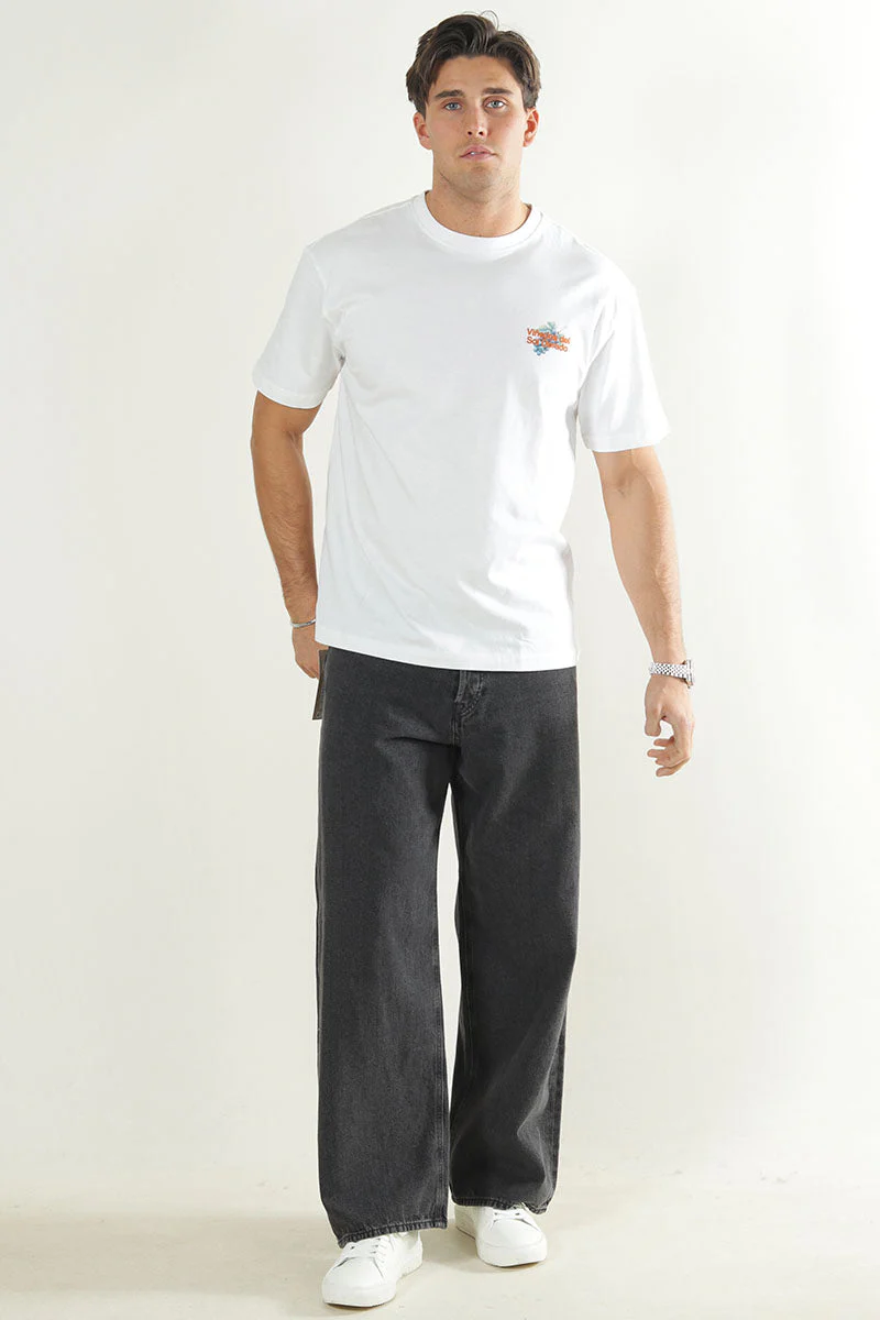 Only & Sons Fred Life Rlx Print Tee Bright White - Image 3