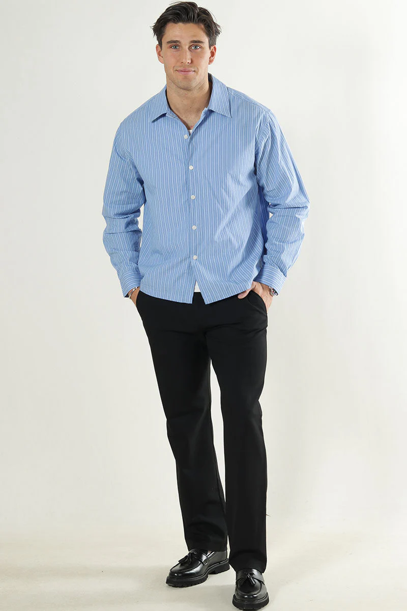 Only & Sons Opaline Relax Ls Shirt Skyway - Image 2