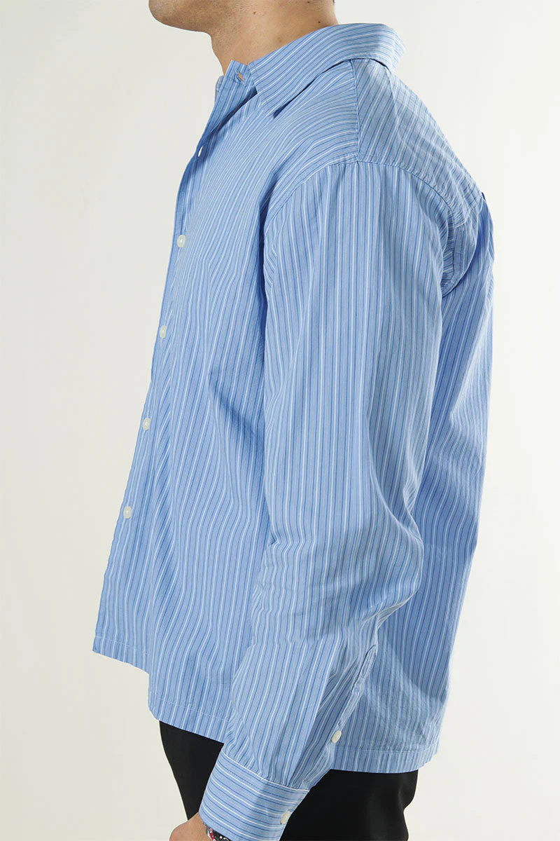 Only & Sons Opaline Relax Ls Shirt Skyway - Image 5