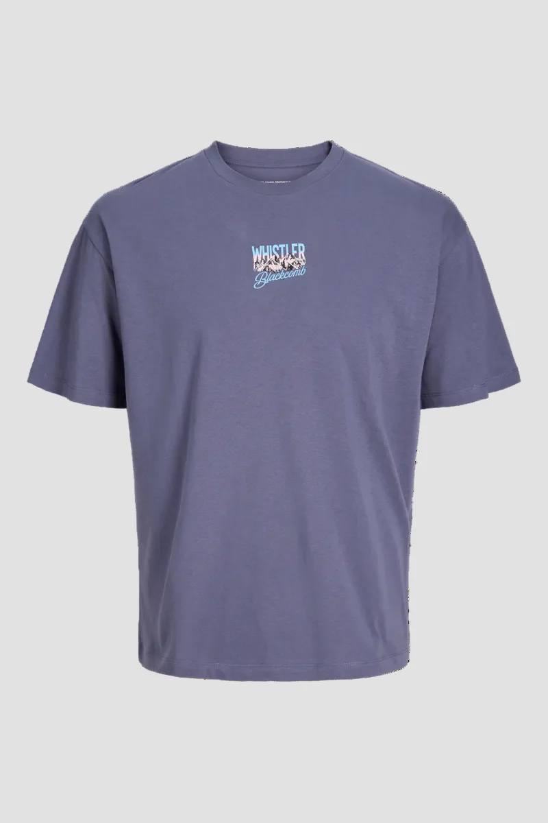 Jack & Jones Whistler Tee Ss Nightshadow Blue