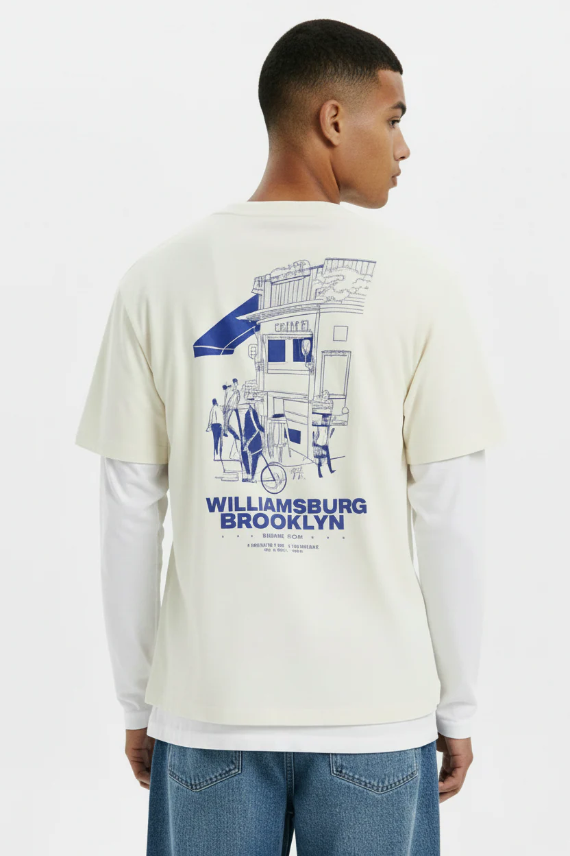 Jack & Jones Williamsburg Tee Egret