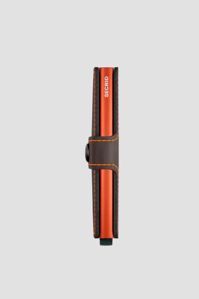Secrid Miniwallet Matte Truffle & Orange - Image 5