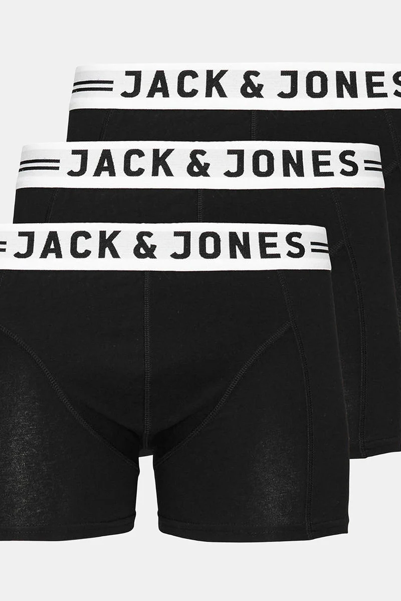Jack & Jones Sense 3-Pack Boxershorts Black - Image 2