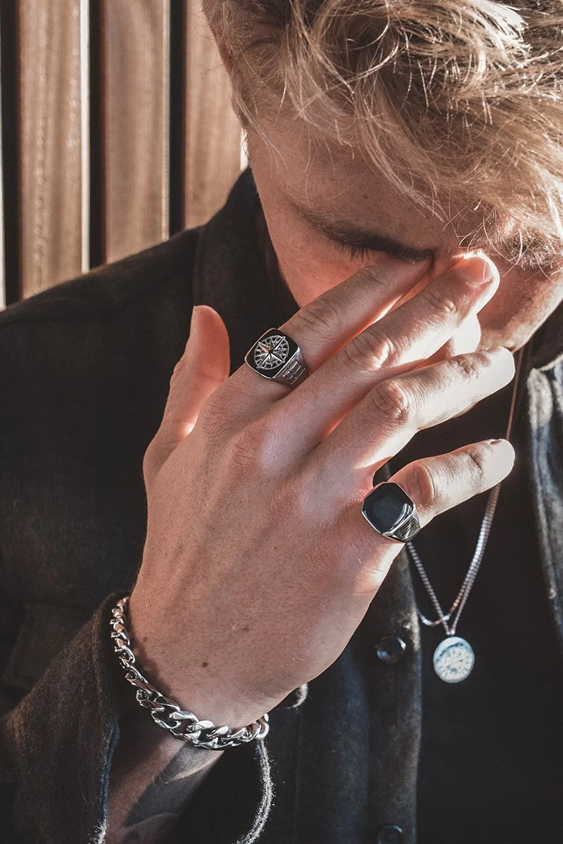Northern Legacy Oversize Black Onyx Silver - Image 2