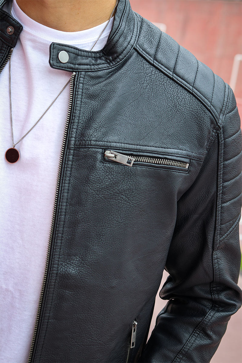 Jack & Jones ROCKY JACKET NOOS Black PU - Image 4