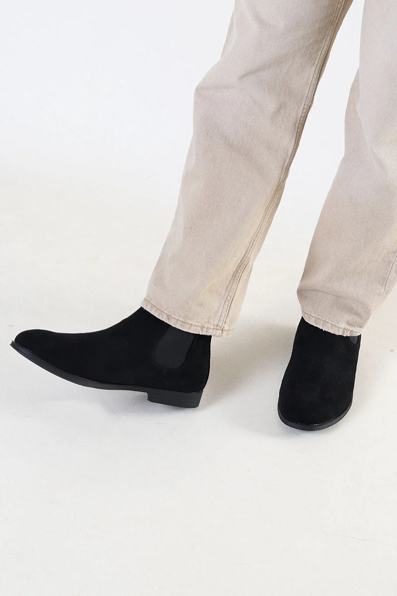 Liebhaveri Chelsea Boots Suede Black - Image 2