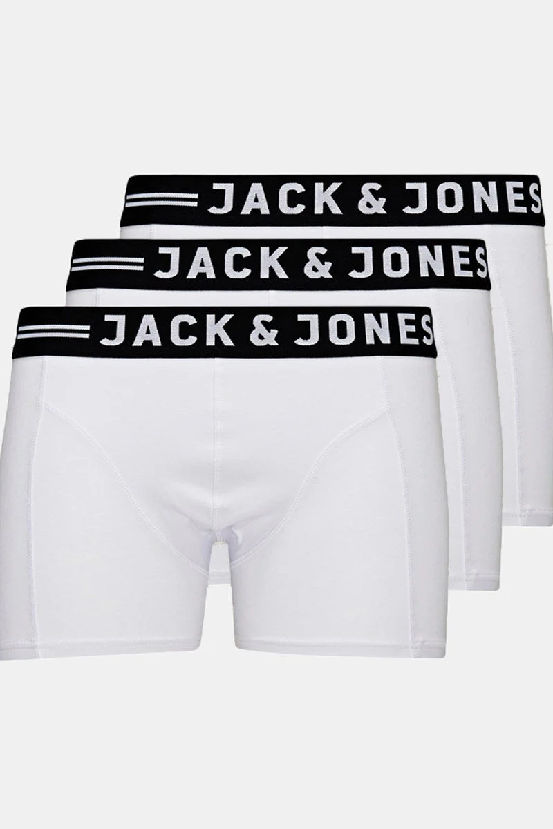Jack & Jones Sense 3-Pack Boxershorts White - Image 2