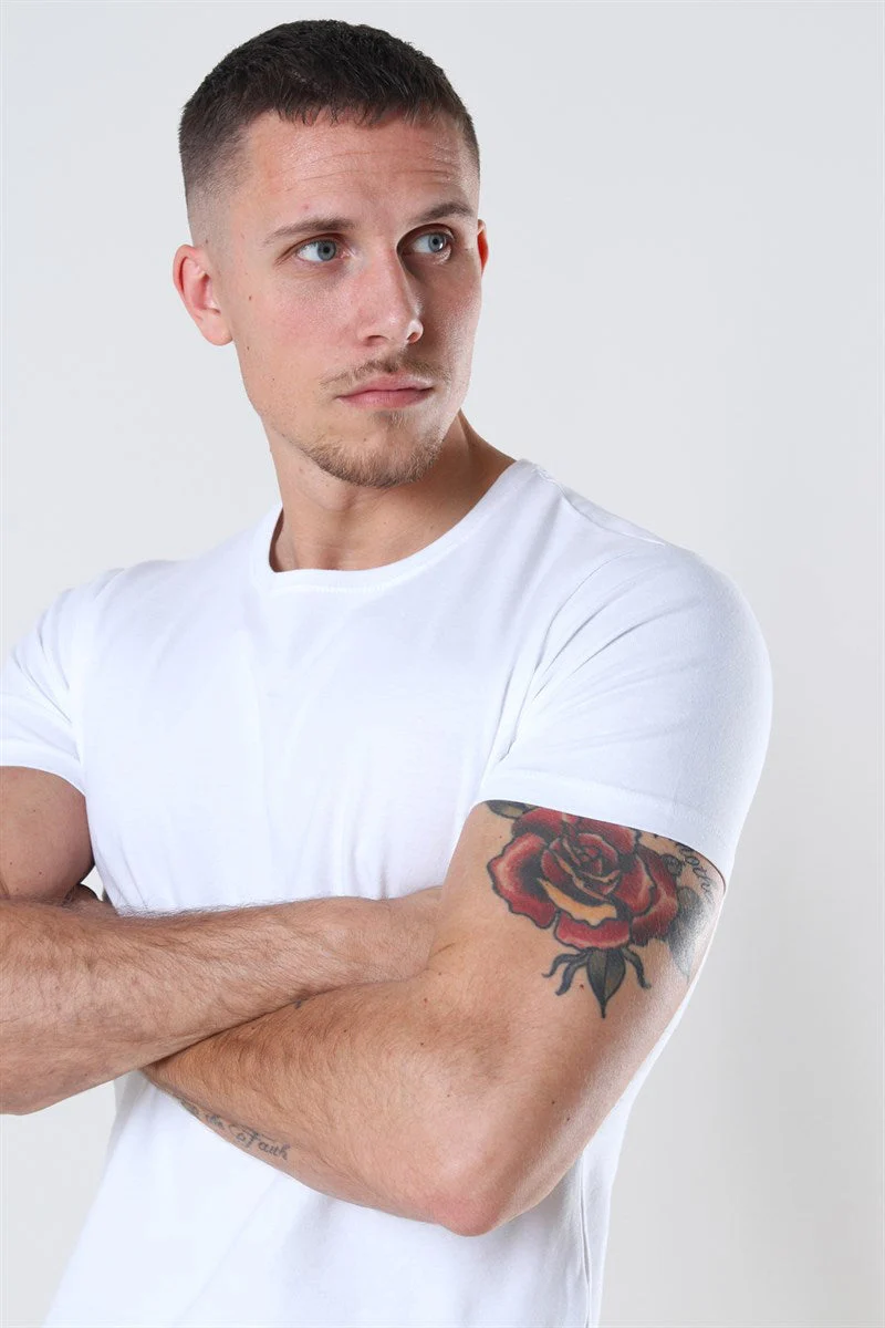 Basic Brand Shape T-shirt 2-Pack White - Image 3