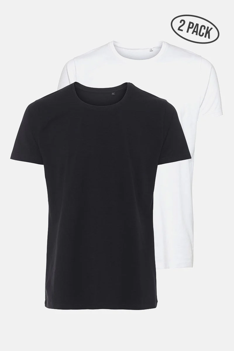 Basic Brand Shape T-shirt 2-Pack Black/White - Image 2