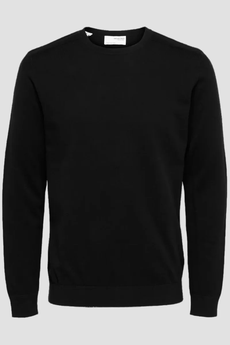 Selected Berg Crew Neck Black - Image 5