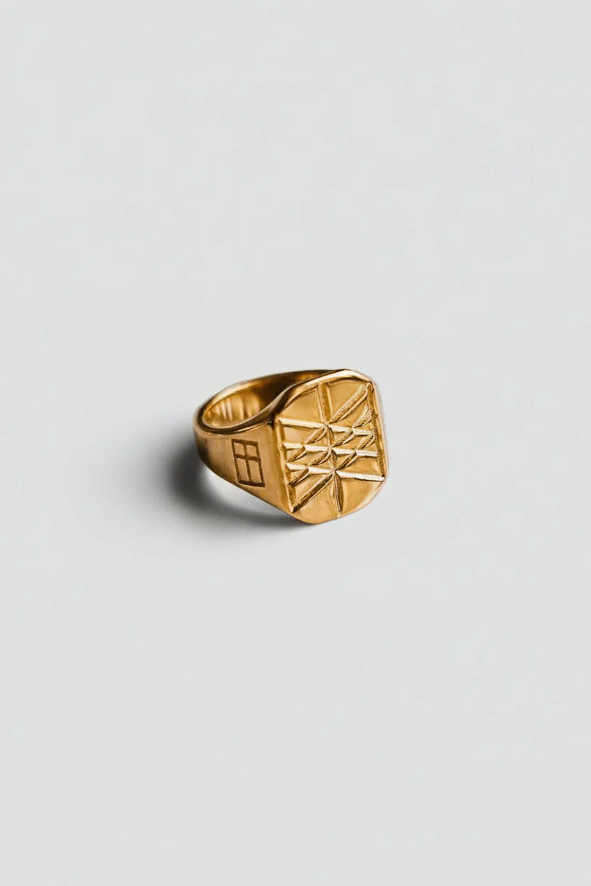 Northern Legacy Web of Wyrd Signature Ring Guldtonet.
