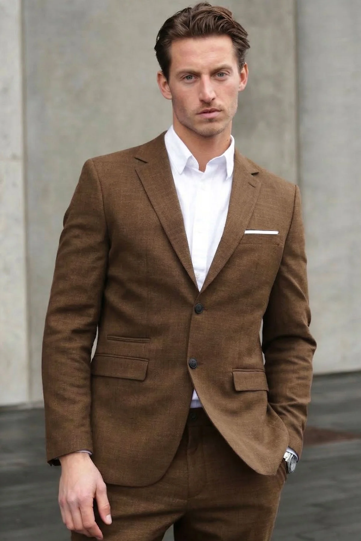 Selected Slim Oasis Linen Blazer Delicioso