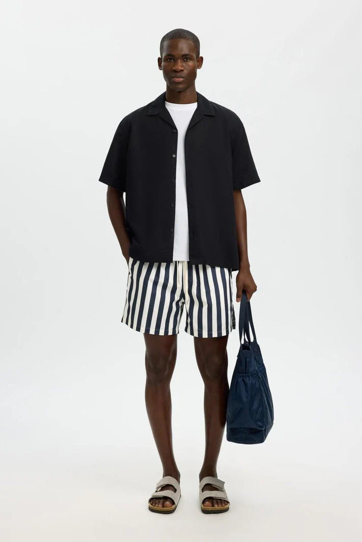 Selected Dane AOP Swimshorts Sky Captain - Image 4