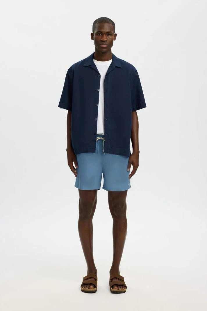 Selected Dane Swimshorts Blue Mirage - Image 2