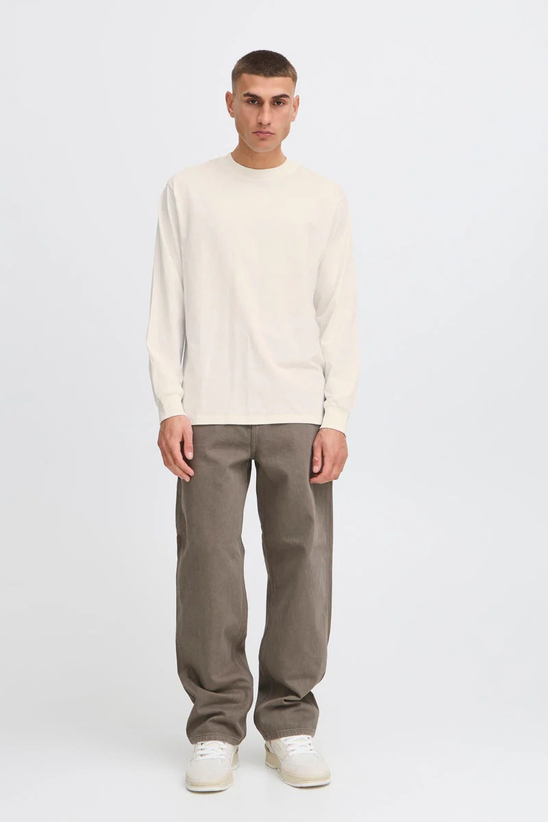 Solid Dreynaldo Longsleeve T-shirt Off White