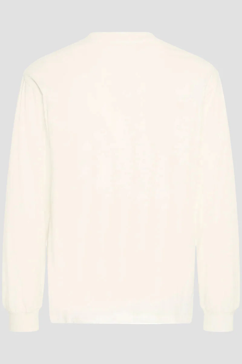Solid Dreynaldo Longsleeve T-shirt Off White - Image 3