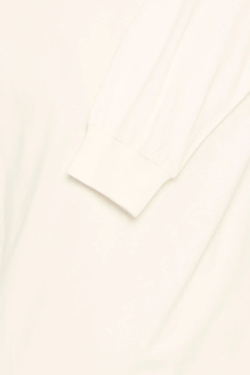 Solid Dreynaldo Longsleeve T-shirt Off White - Image 4