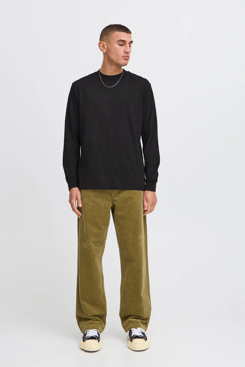 Solid Dreynaldo Longsleeve T-shirt True Black