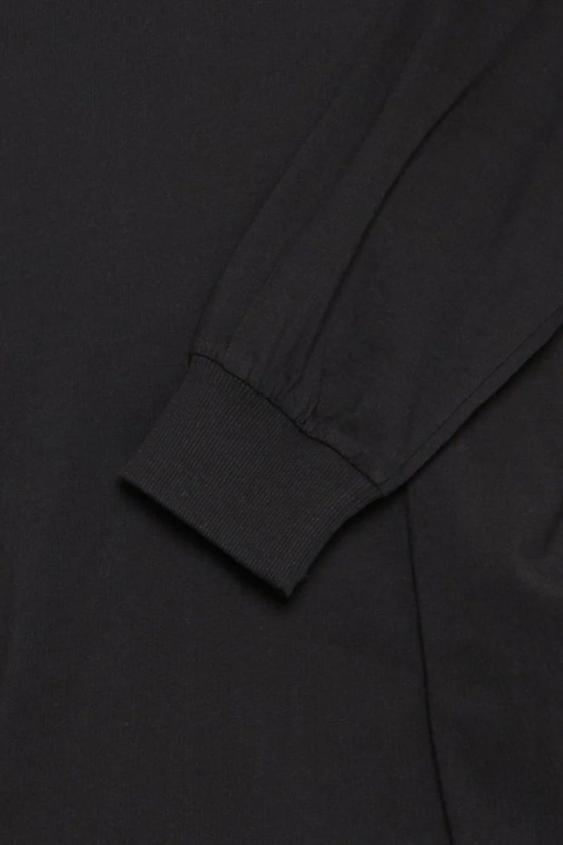 Solid Dreynaldo Longsleeve T-shirt True Black - Image 4