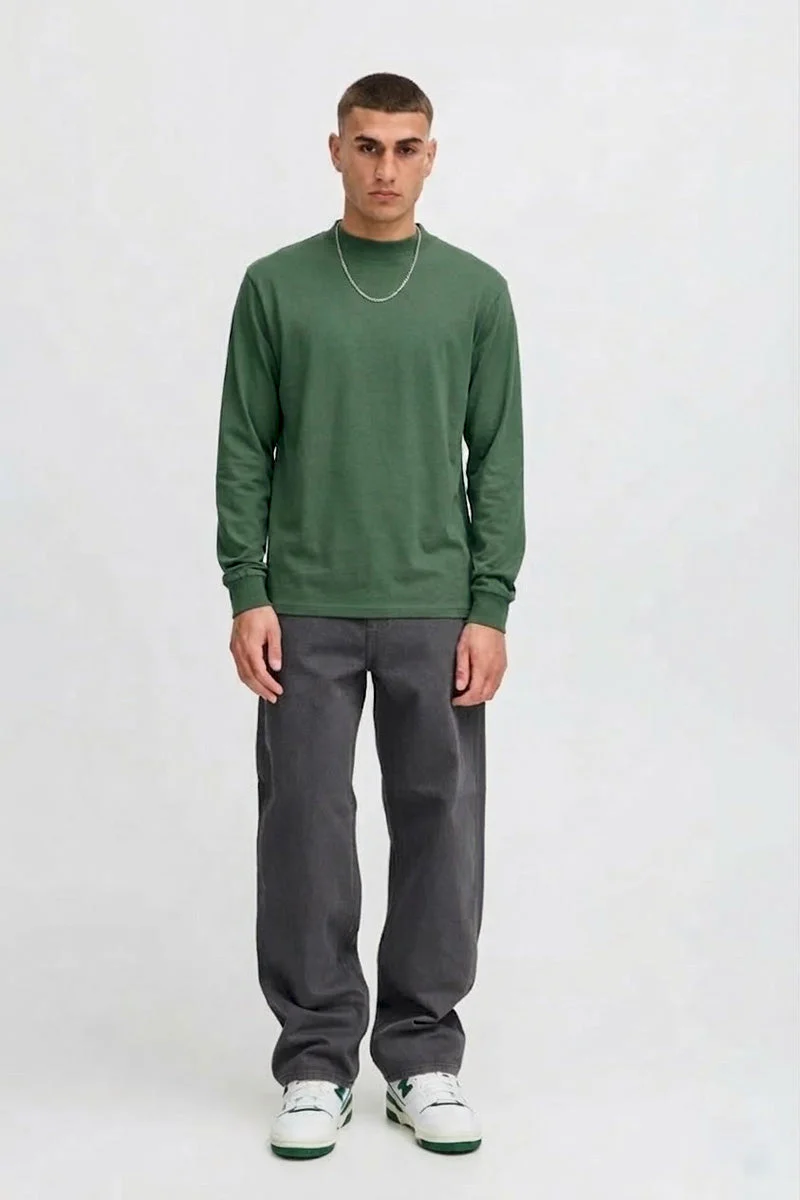 Solid Dreynaldo Longsleeve T-shirt Cilantro