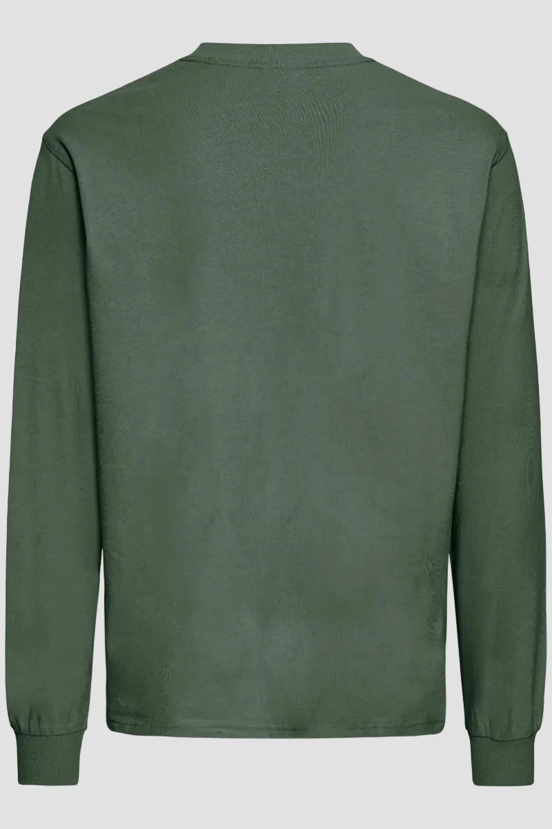 Solid Dreynaldo Longsleeve T-shirt Cilantro - Image 3